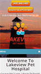 Mobile Screenshot of lakeviewpethospital.com