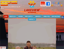 Tablet Screenshot of lakeviewpethospital.com